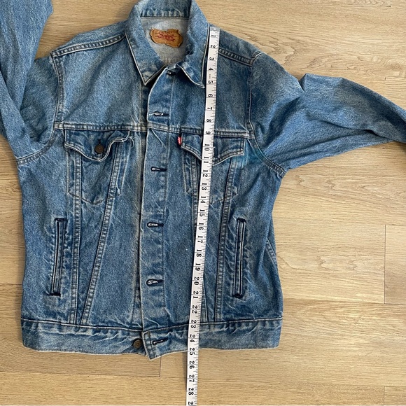 Vintage Levi’s 70s Type III Denim Trucker Jacket - Made in USA - WPL 423 Size 42 - Picture 11 of 14